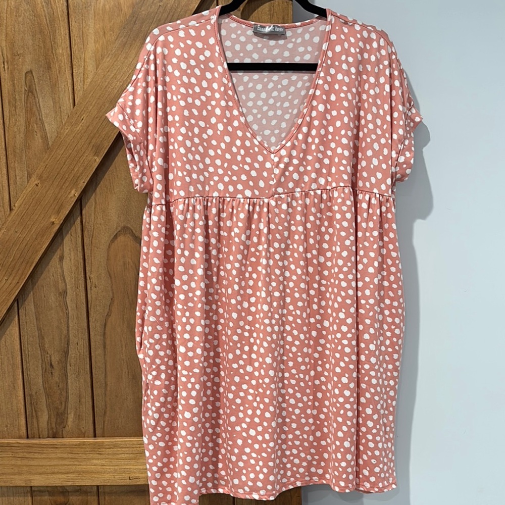 Pink Polka Dot Dress